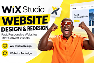 do wix website design, wix studio website redesign