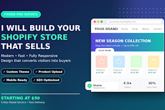 create proffasional animated shopify store