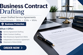 draft a professional service agreement for your consulting or agency business
