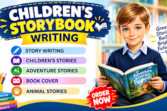 write an engaging childrens book kids story or storybook