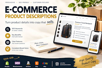 write SEO product descriptions for your ecommerce store
