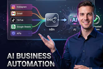 build n8n ai automation for instagram gmail tiktok and more