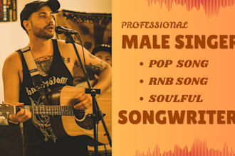 male vocalist male pop singer male rnb singer rnb pop vocals soulful music