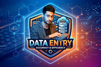 do data entry work and provide error free typing
