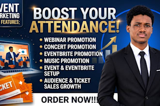 promote your eventbrite event and boost ticket sales