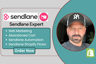 setup sendlane email automation abandoned cart sms sendlane email flow
