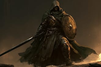 draw dungeons and dragons character or party