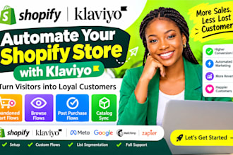 klaviyo shopify integration abandoned cart, browse post purchase flows catalog