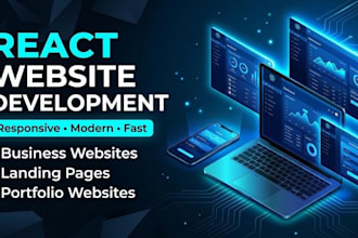 build a responsive modern react website