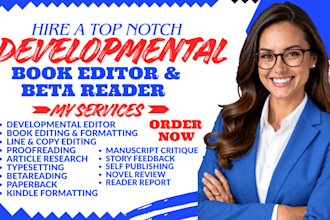developmental edit indie fiction novel, dark fantasy, middle grade novel editor