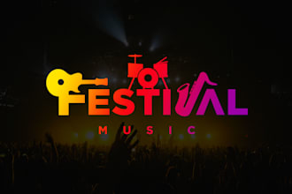 design dj, music, band, hiphop, producer, entertainment logo