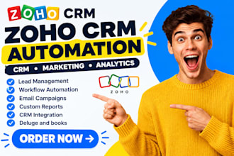 setup zoho crm zoho marketing automation campaigns analytics deluge books