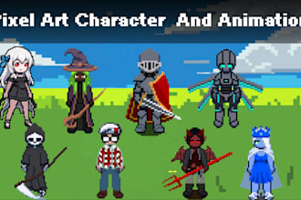 pixel art sprite sheet pixel art animation pixel art character game art asset