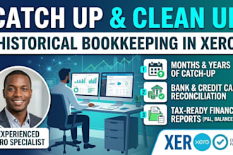 catch up and clean up historical bookkeeping in xero