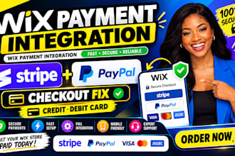 wix payment integration stripe paypal integration checkout fix credit debit card