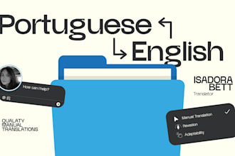 translate english to portuguese or portuguese to english