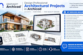 design professional architectural projects in archicad