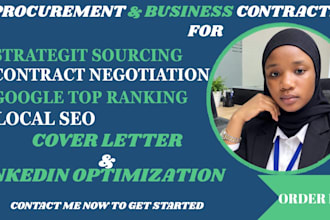 craft an ats optimized procurement and supply chain resume