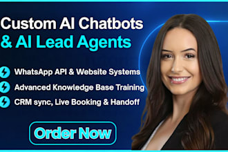 build custom ai chatbot for whatsapp, website bot and voiceflow botpress chatgpt
