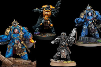 sculpt print paint your warhammer, 40k, wargaming miniatures tabletop figurines