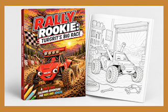 design a coloring book or low content book for KDP publishing