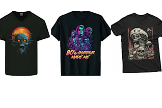 do horror tshirt design horror darkart vintage horror album cover custom design