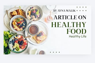 write a professional articles on food science and nutrition