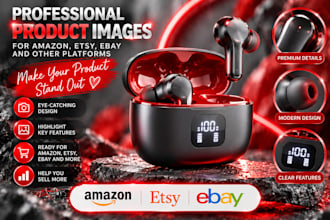 create product listing images for amazon, etsy and ebay