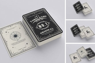 create a custom tarot deck for publishing ad commercial use