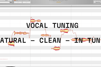 professionally tune and edit your vocals naturally