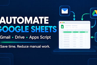 automate google sheets, gmail and drive with apps script