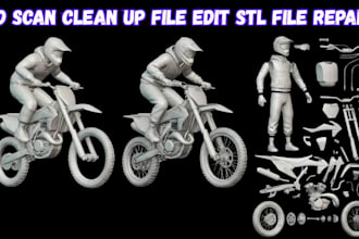 repair stl file fix edit 3mf obj modify mesh 3d scan cleanup for 3d printing