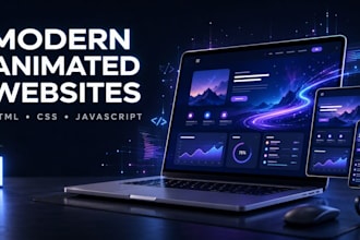 create modern animated websites