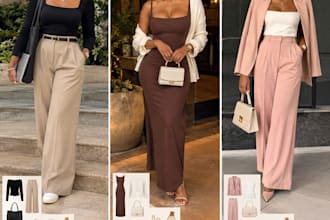 do outfit styling and give colour combinations