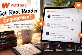 read and comment on your wattpad, inkitt and other platforms