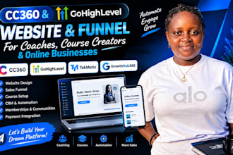 cc360 ghl website for coaches course creator 360 agent crm tekmatix growthhub365