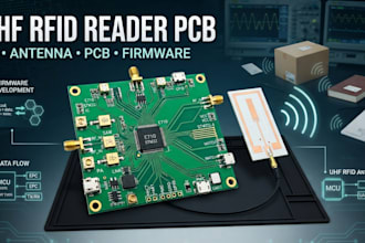 design uhf rfid reader pcb antenna rf circuit and embedded firmware