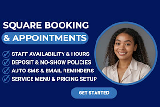 set up square appointments and service booking pos for your business