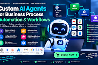 develop custom ai agents for business process automation and workflows