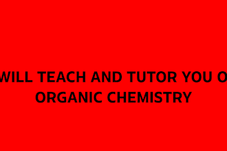 teach and tutor you on organic chemistry