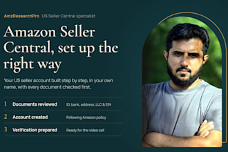 create amazon seller central account in USA