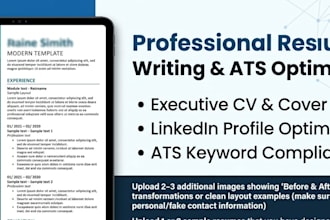 write, edit, and redesign your executive resume and cv
