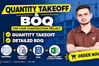 do quantity takeoff and boq for your construction project