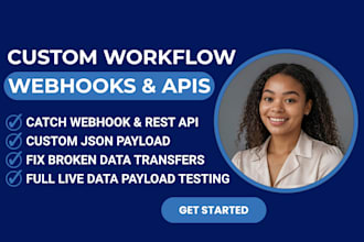 set up custom webhooks and API connections in zapier or make
