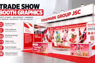 design trade show booth, expo stand, octanorm, bematrix, backdrop or booth wall