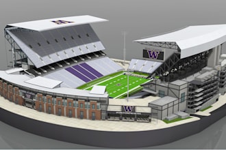 design 3d stadiums and modern sports complexes with realistic renders