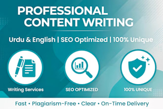 be your seo urdu and english content writer for blogs