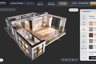 build a 3d building, room or garden configurator for your website