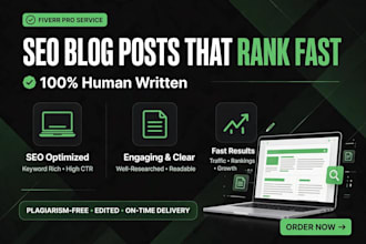 write seo blog post that ranks on google
