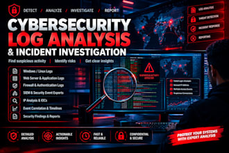 analyze security logs and investigate suspicious activity